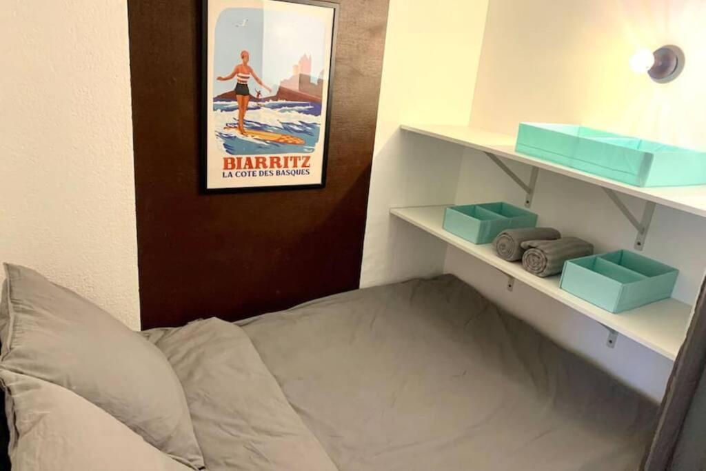 Appartement Parking Fibre Netflix Balcon Surfrack à Biarritz Extérieur photo